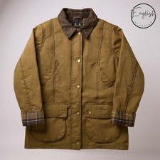 Barbour Vintage Beadnell Wax Jacket Ladies UK 14 Olive