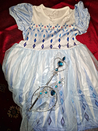 Girls elsa fancy dress costume - elsa,
