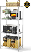 4 Tier Silver Metal Storage