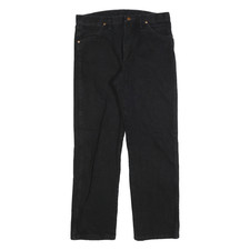 WRANGLER Mens Black Regular