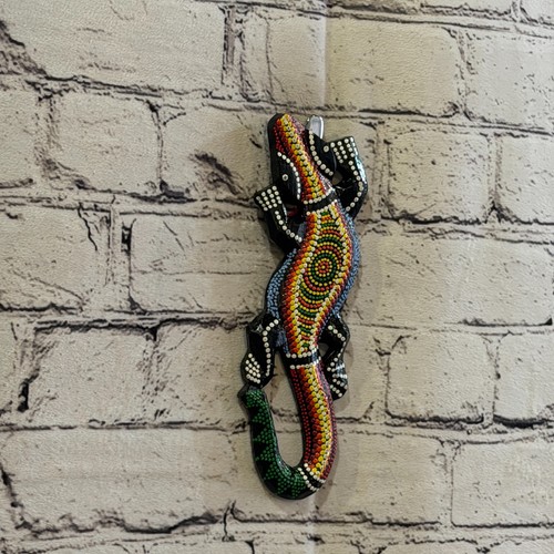 20cm gecko carved wooden dot - 20cm,
