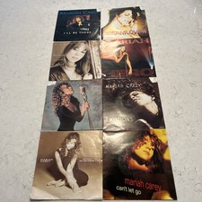Mariah Carey 8 no 7" singles incl Hero-Hero Live & Emotions all with PS