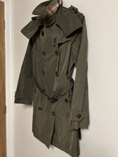 Burberry Brit - Women's Mac Belted Coat. Khaki - Size 06. Excellent Condition