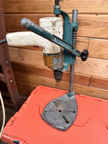 Drill press bench pillar - drill, vice