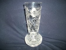 Small Heavy Crystal Cut Glass