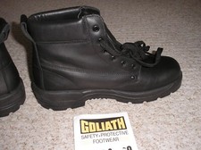 BLACK BOOTS SIZE 9 GOLIATH
