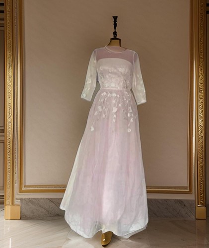 Beautiful pink long - pink, sleeved