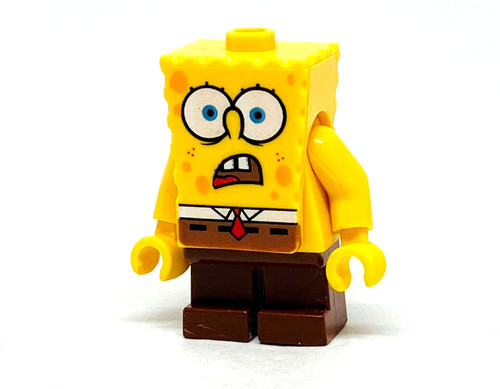 Lego shocked spongebob - shocked,