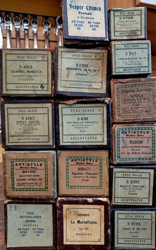 Vintage player piano - vintage,