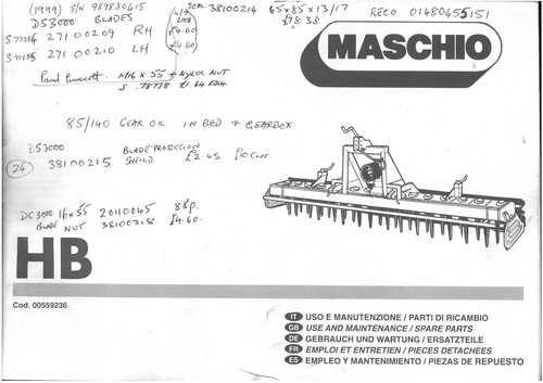 Maschio rotavator power - rotavator,