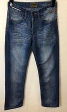 MISH MASH W28 L31 Slim Fit Straight Leg Jeans Mid Wash EX CONDITION