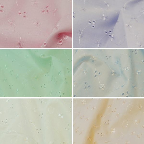 Broderie anglais fabric hole - fabric, 3
