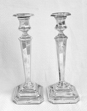 IMRESSIVE PAIR OF TALL SILVER
