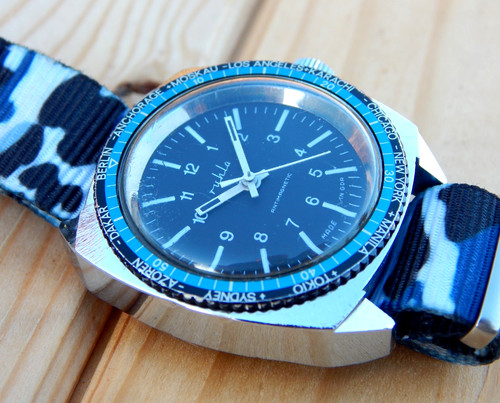 Vintage ruhla worldtime gdr - vintage,