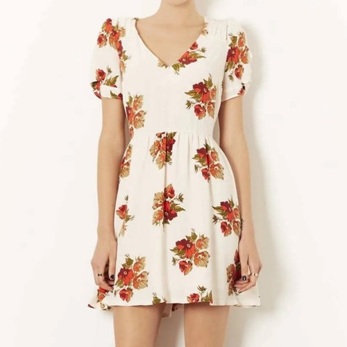 Topshop autumn floral tea - floral,