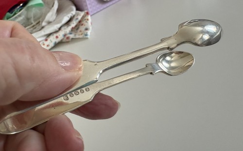 Antique silver plated sugar - silver,