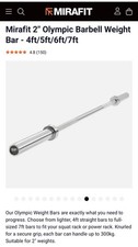 Mirafit Olympic Barbell Weight