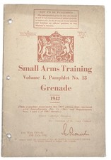 SMALL ARMS TRAINING: GRENADE