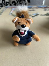 Basil Brush Plush Soft Toy Key Chain Blue Hoodie 4” 2007