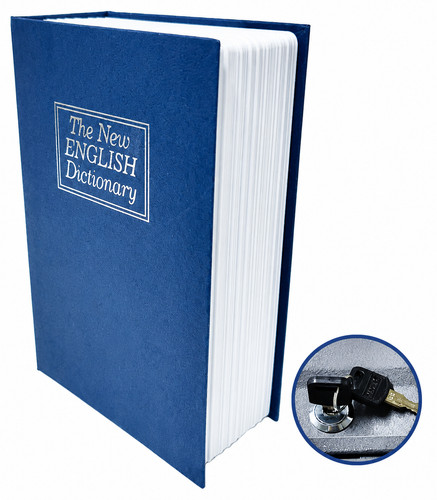 Book safe with - safe, key