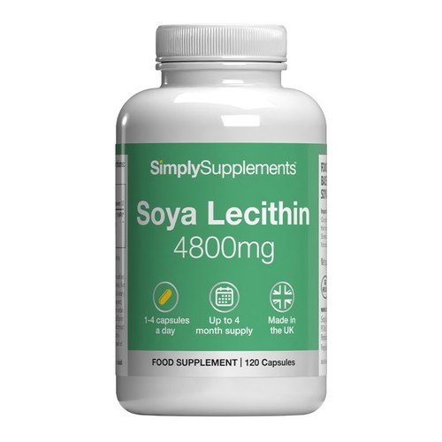 Lecithin 4800mg 120 capsules - lecithin, *