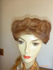 Vintage Mink Fur Hat, Mink Tails Reslaw London