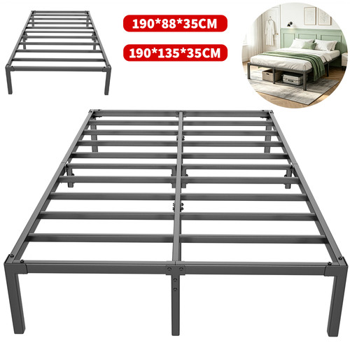 Single double metal beds - metal, frame