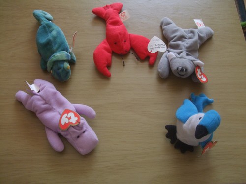 Teenie beanie babies - teenie, x