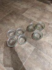 7x Clear Glass Ramekin Pot Dishes Kitchen Equipment Cooking GU Aldi Home Cafe