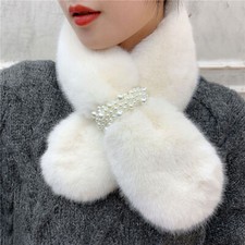 Women Faux Fur Fluffy Collar