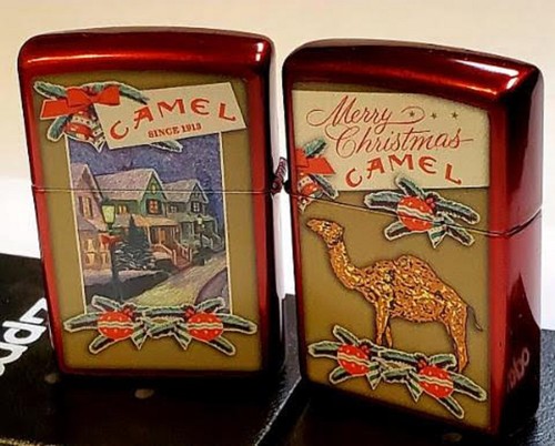 Zippo lighter christmas camel - zippo,