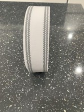 Straight Petersham 38mm White
