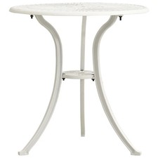 Garden table white 62cm dia - garden, x