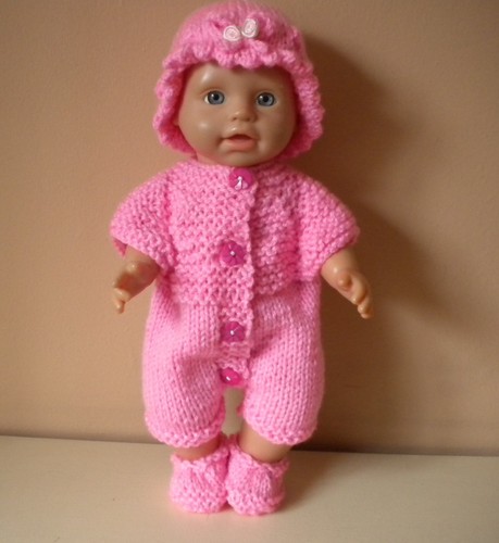 Hand knitted doll - 's, clothes