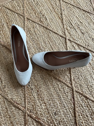 Hobbs ladies blue suede - ladies, court