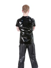 SexyAH Mens Sexy  PVC T-Shirt