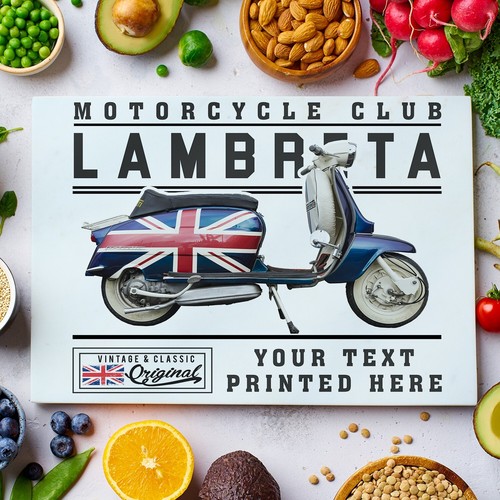 Lambretta scooter chopping - lambretta,