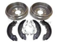 Rear 2 Brake Drums And Shoes