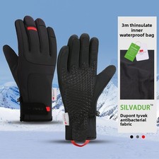 Winter Ski Warm Gloves Outdoor Cycling Sports Waterproof Touchscreen Dirt Bike