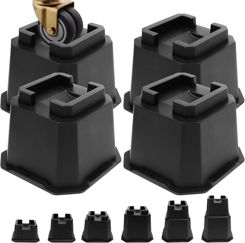 Bed risers inch - risers, 4