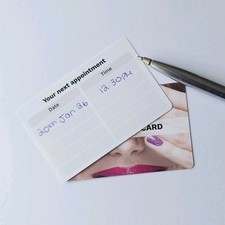 50 Appointment Cards Nail Bar