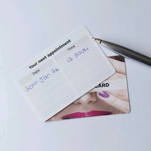 Appointment cards nail bar - appointment,