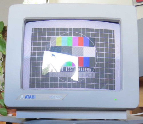 Atari sc1224 colour monitor - sc1224,