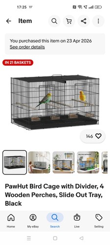Pawhut bird cage with - bird,