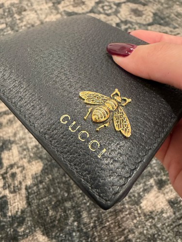 Gucci men bee logo wallet - men's,