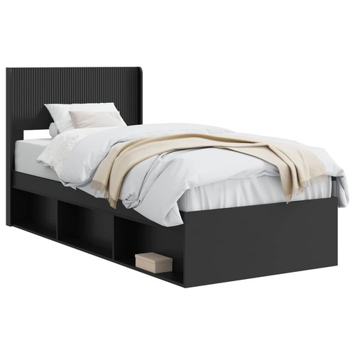 Bed frame with - bed, and