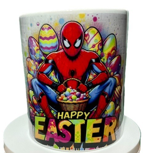 Easter spiderman mug novelty - spiderman,