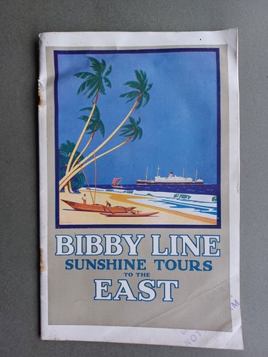 1936 bibby shipping line - "bibby",