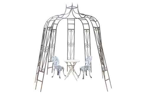 Antique wrought iron octagonal - wrought,
