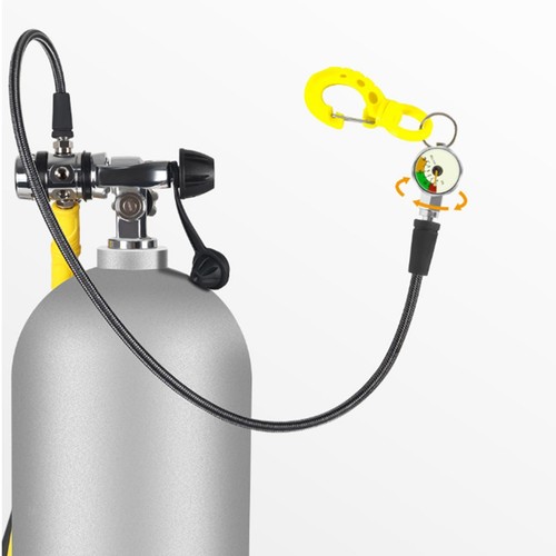 Diving scuba pressure gauge - pressure,